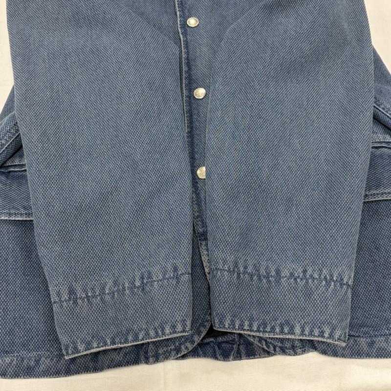 ショット schott ジャケット、上着 ジャケット、ブレザー デニム カバーオール テーラードジャケット 3B L 無地 青 / ブルー / blue メンズ USED 古着 中古 50161134