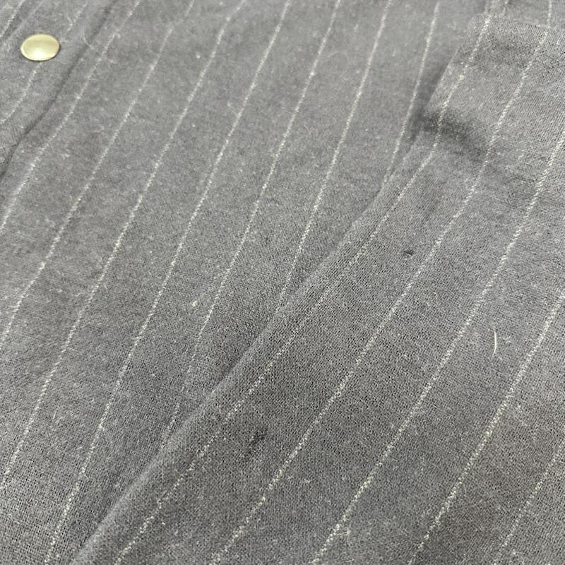 ドリスヴァンノッテン DRIES VAN NOTEN ジャケット、上着 ジャンパー、ブルゾン ストライプ ウール ボンバー ジャケット XL 紺 / ネイビー / navy メンズ USED 古着 中古 50161135