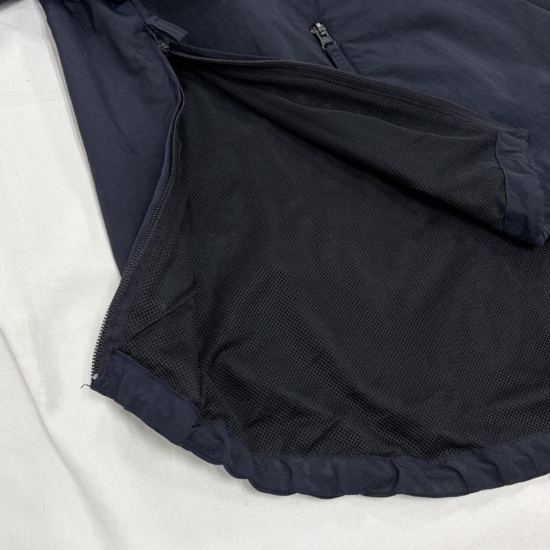 チャップスラルフローレン CHAPSRALPHLAUREN ジャケット、上着 ジャンパー、ブルゾン 90s ナイロン ハーフジップ ジャケット ロゴ 刺繍 フード 収納 XXL ワンポイント X ロゴ、文字 X 刺繍 紺 / ネイビー / navy X 黄 / イエロー / yellow メンズ USED 古着 中古 50161138