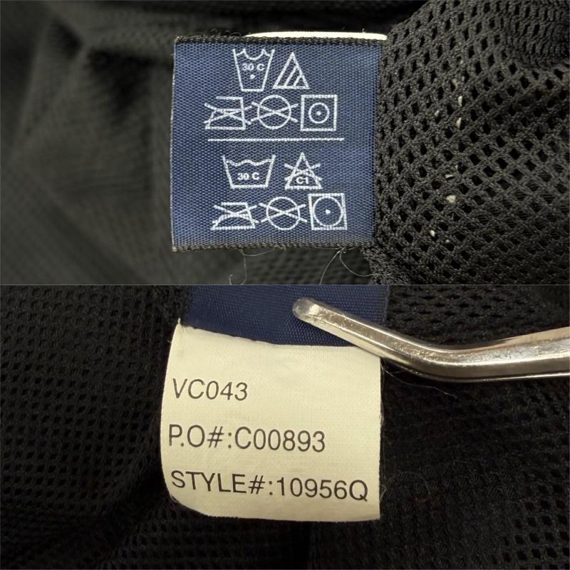 チャップスラルフローレン CHAPSRALPHLAUREN ジャケット、上着 ジャンパー、ブルゾン 90s ナイロン ハーフジップ ジャケット ロゴ 刺繍 フード 収納 XXL ワンポイント X ロゴ、文字 X 刺繍 紺 / ネイビー / navy X 黄 / イエロー / yellow メンズ USED 古着 中古 50161138