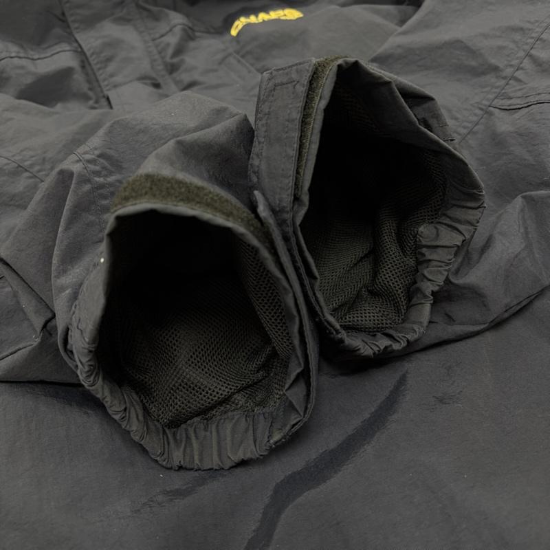 チャップスラルフローレン CHAPSRALPHLAUREN ジャケット、上着 ジャンパー、ブルゾン 90s ナイロン ハーフジップ ジャケット ロゴ 刺繍 フード 収納 XXL ワンポイント X ロゴ、文字 X 刺繍 紺 / ネイビー / navy X 黄 / イエロー / yellow メンズ USED 古着 中古 50161138