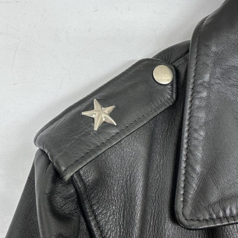 ショット Shott ジャケット、上着 ライダース ONESTAR TALL ワンスター ライダース レザー ジャケット 613 UST 40 黒 / ブラック / black メンズ USED 古着 中古 50161139