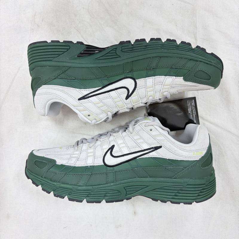 ナイキ NIKE スニーカー スニーカー P-6000 プレミアム IF0668-001 バストグレー ファー ライムライト ペガサス ランニング スニーカー 29.0cm ロゴ、文字 緑 / グリーン / green メンズ USED 古着 中古 50161144