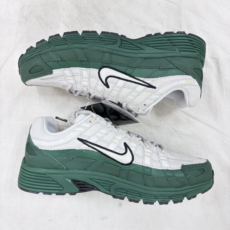 ナイキ NIKE スニーカー スニーカー P-6000 プレミアム IF0668-001 バストグレー ファー ライムライト ペガサス ランニング スニーカー 29.0cm ロゴ、文字 緑 / グリーン / green メンズ USED 古着 中古 50161144