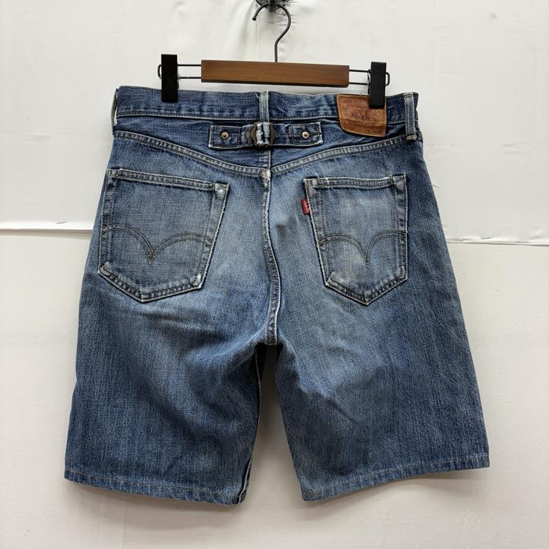 リーバイス Levi s パンツ デニム、ジーンズ 702 BIG E 赤耳 J09 ボタンフライ デニム ハーフ ショート パンツ ショーツ 33インチ インディゴ / インディゴ / Indigo メンズ USED 古着 中古 50161147