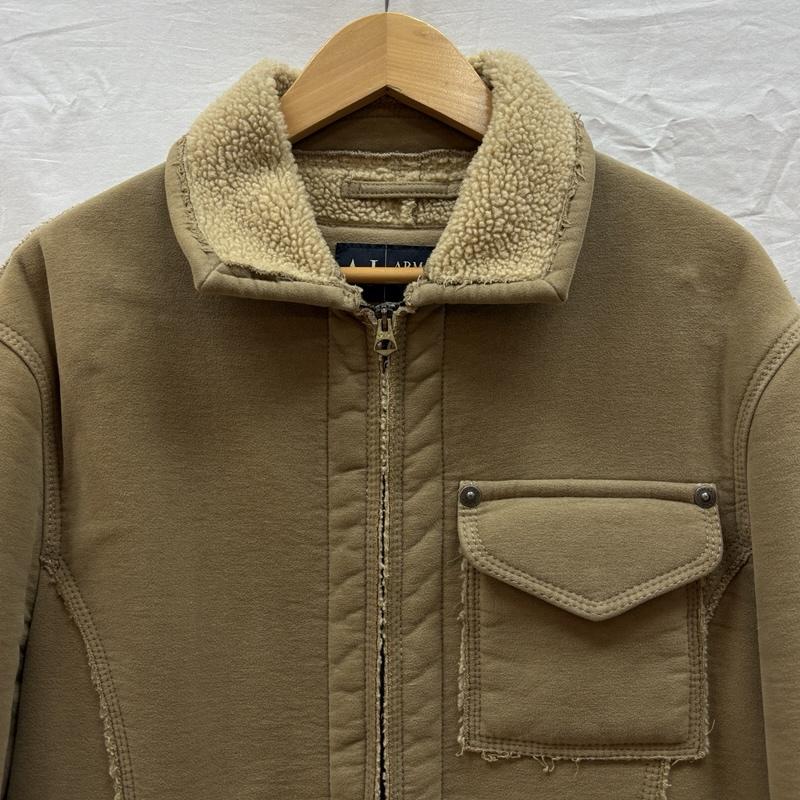 アルマーニ ジーンズ ARMANI JEANS ジャケット、上着 ジャンパー、ブルゾン 裏ボア コットン ポリ ジップアップ ジャケット - メンズ USED 古着 中古 50161152