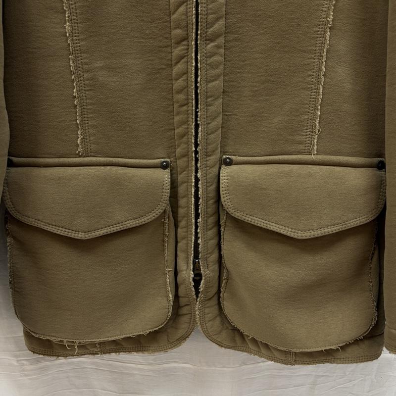 アルマーニ ジーンズ ARMANI JEANS ジャケット、上着 ジャンパー、ブルゾン 裏ボア コットン ポリ ジップアップ ジャケット - メンズ USED 古着 中古 50161152