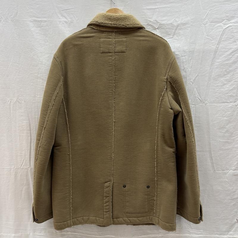 アルマーニ ジーンズ ARMANI JEANS ジャケット、上着 ジャンパー、ブルゾン 裏ボア コットン ポリ ジップアップ ジャケット - メンズ USED 古着 中古 50161152