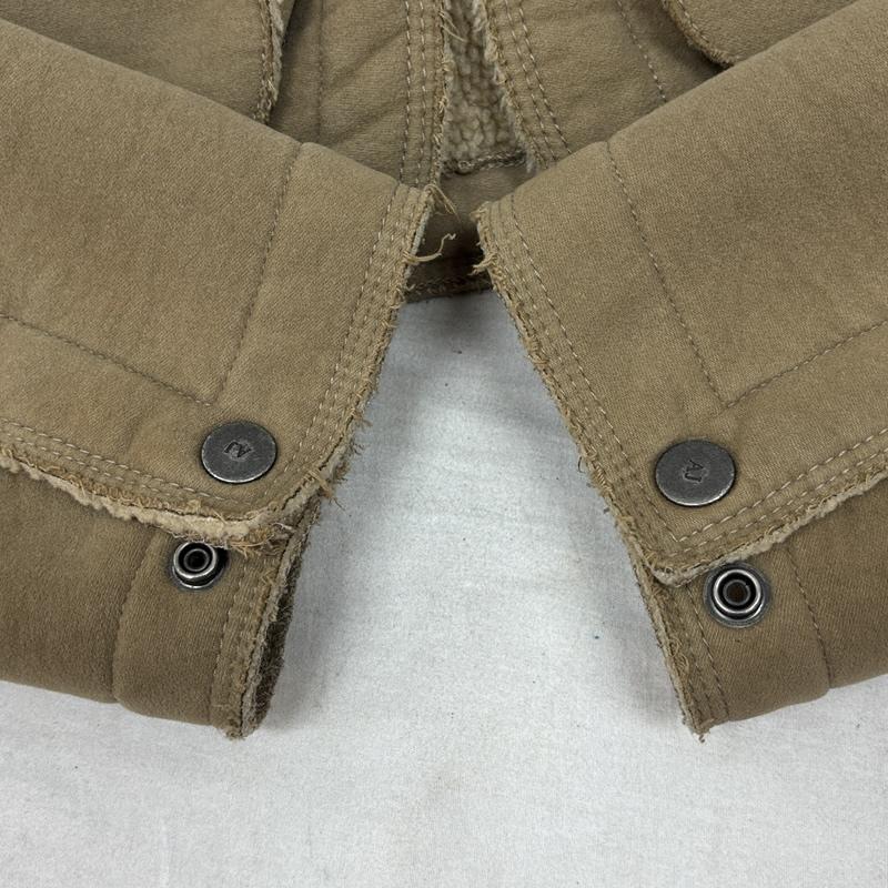 アルマーニ ジーンズ ARMANI JEANS ジャケット、上着 ジャンパー、ブルゾン 裏ボア コットン ポリ ジップアップ ジャケット - メンズ USED 古着 中古 50161152