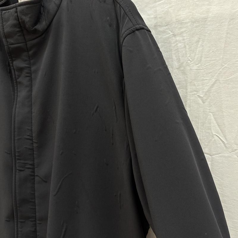アルマーニコレッツォーニ ARMANI COLLEZIONI コート コート一般 スタンドカラー ナイロン コート ロング丈 52 黒 / ブラック / black メンズ USED 古着 中古 50161153