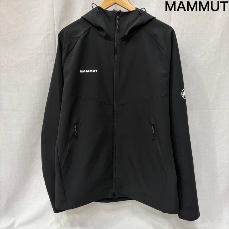 マムート Mammut ジャケット、上着 ジャンパー、ブルゾン 1011-00792 Macun 2.0 SO Hooded Jacket BLACK US:L / ASIA:XL XL プリント 黒 / ブラック / black X 白 / ホワイト / white メンズ USED 古着 中古 50161155
