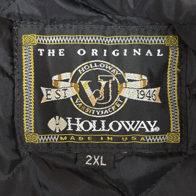 古着 USED ジャケット、上着 ジャンパー、ブルゾン HOLLOWAY ホロウェイ 90～00年代 USA製 セーラーカラー フード スタジャン ウール XXL 黒 / ブラック / black メンズ USED 古着 中古 50161159