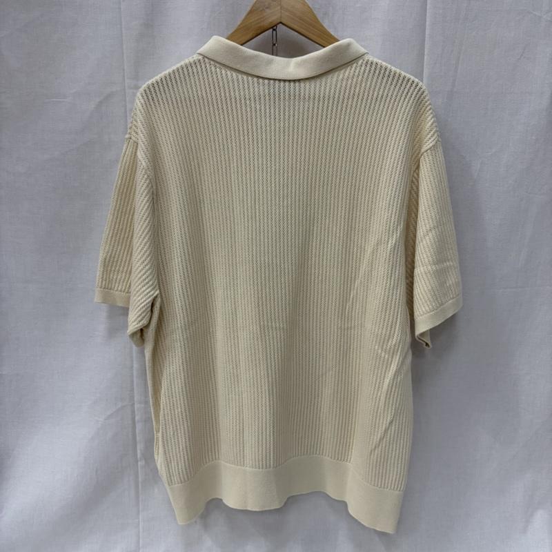 カーハート ダブリューアイピー Carhartt WIP ポロシャツ 半袖 Kenway Knit Polo アイボリー L L ワンポイント X ロゴ、文字 アイボリー / アイボリー / メンズ USED 古着 中古 50161168