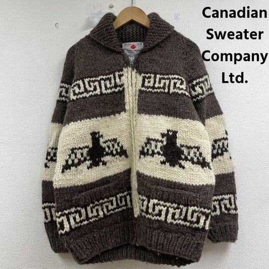 カナディアンセーター Canadian Sweater Company Ltd. ニット、セーター 長袖 canada カウチン ニット イーグル ハンドメイド 茶 / ブラウン / brown メンズ USED 古着 中古 50161174