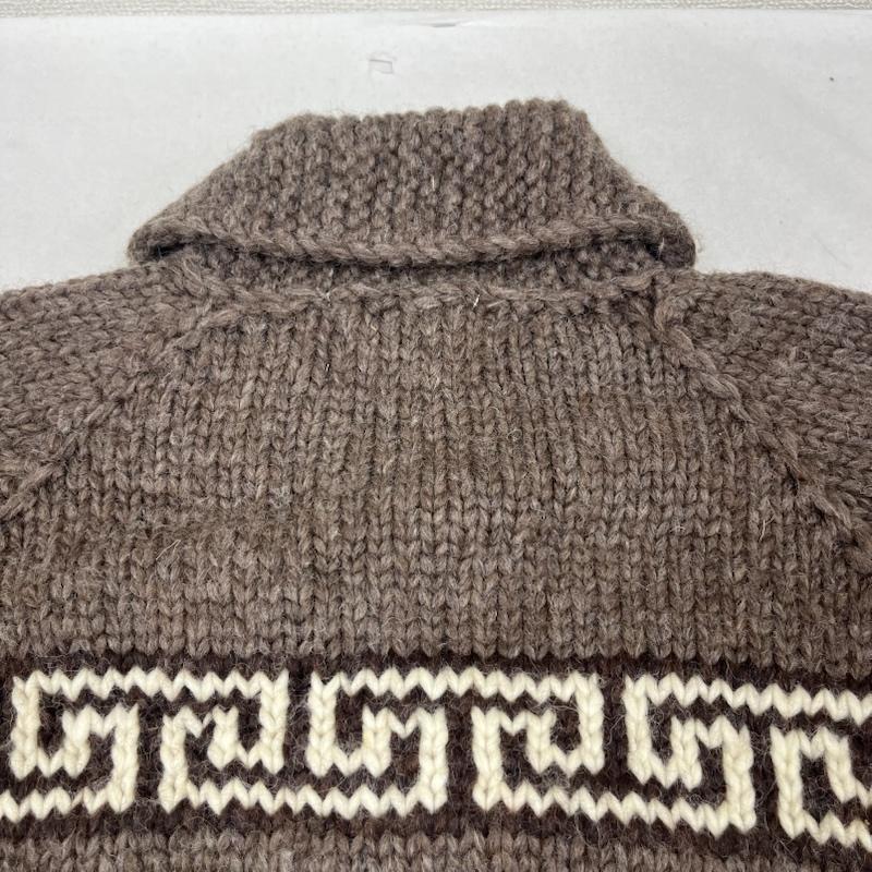 カナディアンセーター Canadian Sweater Company Ltd. ニット、セーター 長袖 canada カウチン ニット イーグル ハンドメイド 茶 / ブラウン / brown メンズ USED 古着 中古 50161174