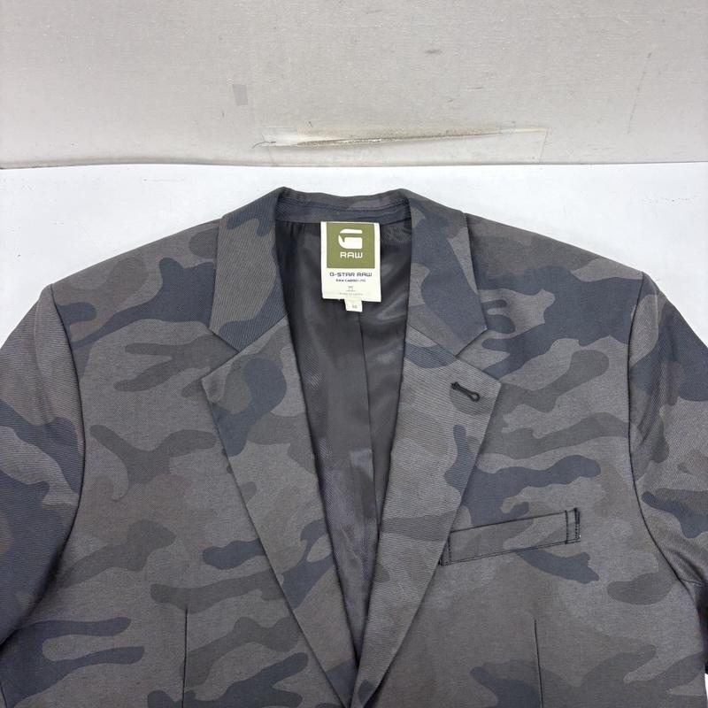 ジースターロゥ G-STAR RAW ジャケット、上着 ジャケット、ブレザー raw cargo line ローカーゴライン 迷彩 ミリタリー カモフラ テーラ－ド ジャケット 1101-rcgs-rd 50 灰 / グレー / gray メンズ USED 古着 中古 50161175