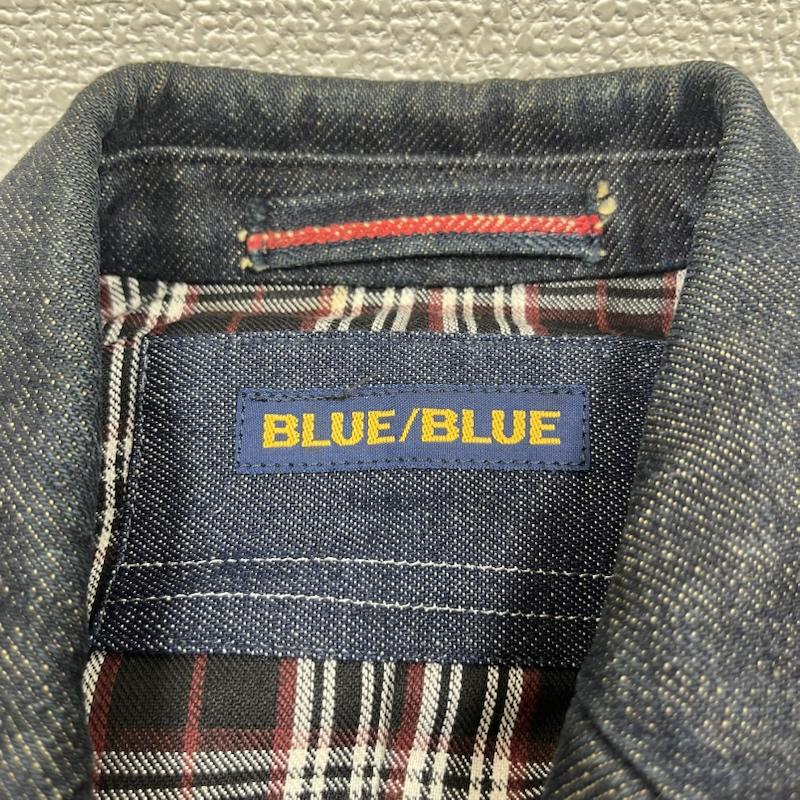 ブルーブルー BLUE BLUE ジャケット、上着 ジャケット、ブレザー デニム テーラード ジャケット チェック柄 裏地 ラペルホール インディゴ / インディゴ / Indigo メンズ USED 古着 中古 50161176