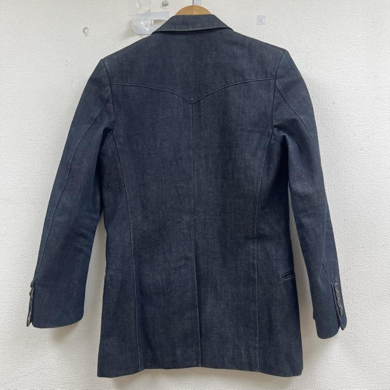 ブルーブルー BLUE BLUE ジャケット、上着 ジャケット、ブレザー デニム テーラード ジャケット チェック柄 裏地 ラペルホール インディゴ / インディゴ / Indigo メンズ USED 古着 中古 50161176