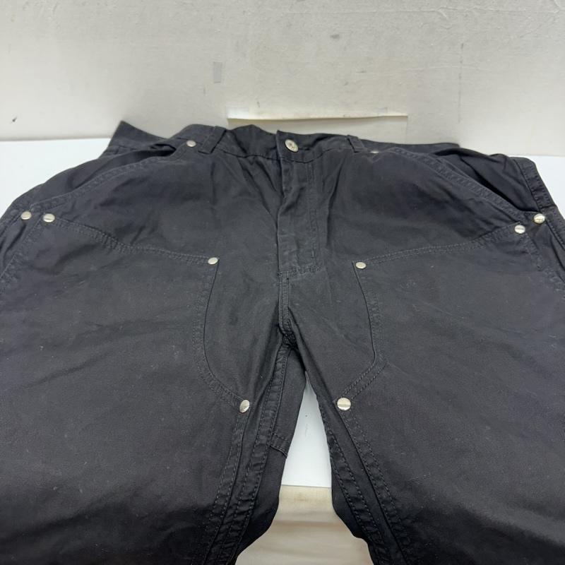 ステューシー STUSSY パンツ ワークパンツ、ペインターパンツ 00s ダブルニー ワーク パンツ 34インチ 黒 / ブラック / black メンズ USED 古着 中古 50161182