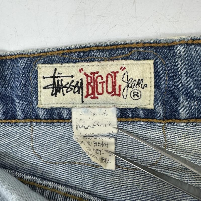 ステューシー STUSSY パンツ デニム、ジーンズ BIG OL  Jean ボタンフライ デニム パンツ 30インチ インディゴ / インディゴ / Indigo メンズ USED 古着 中古 50161183