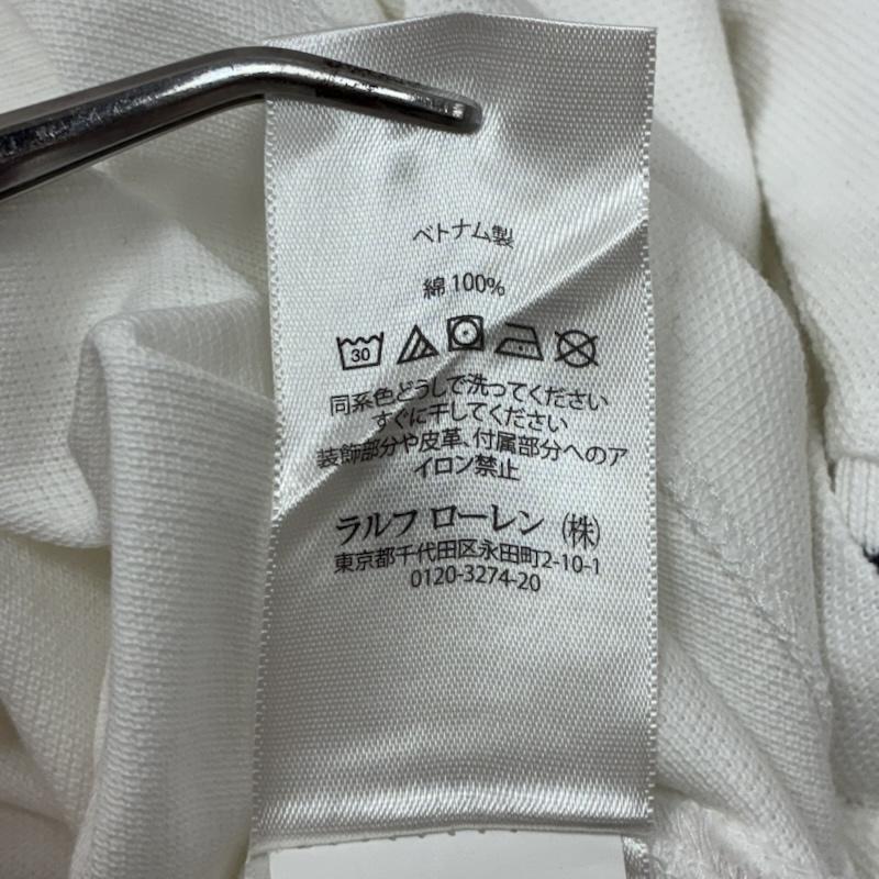 ポロラルフローレン POLO RALPH LAUREN ポロシャツ 半袖 ビッグポニー 刺繍 ロゴ ワッペン 襟裏ボーダー ポロシャツ XXL メンズ USED 古着 中古 50161200