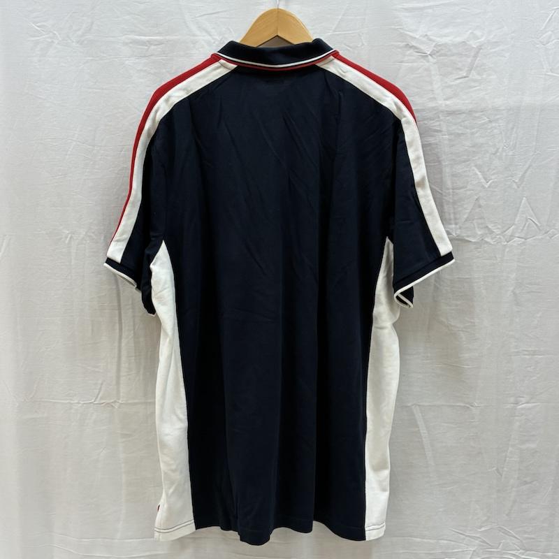 ポロラルフローレン POLO RALPH LAUREN ポロシャツ 半袖 ビッグポニー 刺繍 サイドライン 襟ロゴ ポロシャツ XL メンズ USED 古着 中古 50161203