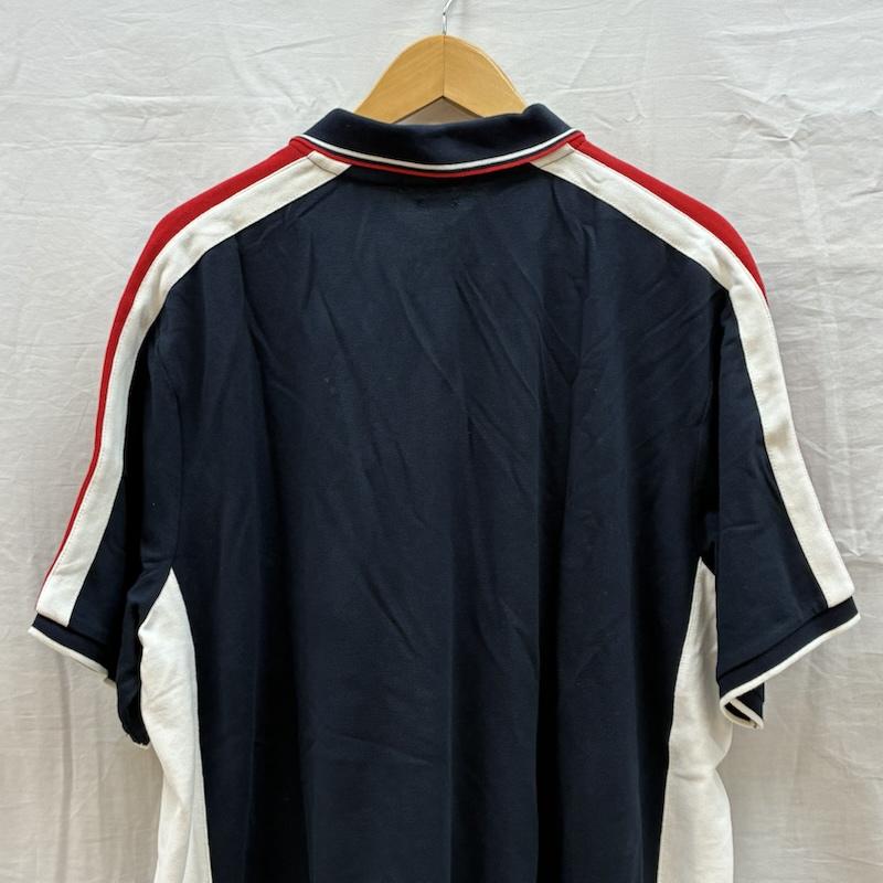 ポロラルフローレン POLO RALPH LAUREN ポロシャツ 半袖 ビッグポニー 刺繍 サイドライン 襟ロゴ ポロシャツ XL メンズ USED 古着 中古 50161203