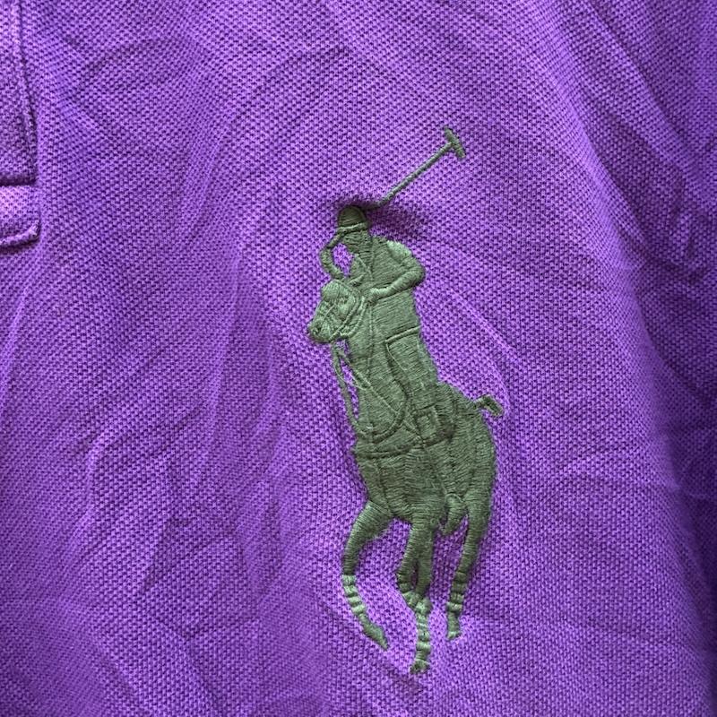 ポロラルフローレン POLO RALPH LAUREN ポロシャツ 半袖 ビッグポニー 刺繍 ロゴ ワッペン ポロシャツ XL メンズ USED 古着 中古 50161207