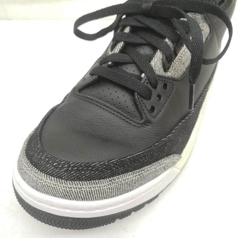 ナイキ NIKE スニーカー スニーカー AIR JORDAN 3 LEVI‘S RTR LSC BLK SP IR0914-400 ジョーダン リーバイス 25.5cm 黒 / ブラック / black メンズ USED 古着 中古 50161212