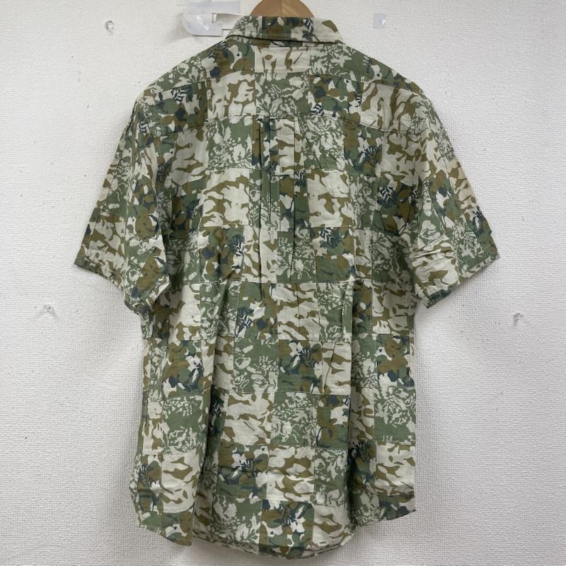 ステューシー STUSSY シャツ、ブラウス 半袖 20th INTL. SURPLUS 記念 ヴィンテージ ミリタリー アロハ シャツ S カーキ / カーキ / khaki メンズ USED 古着 中古 50161217