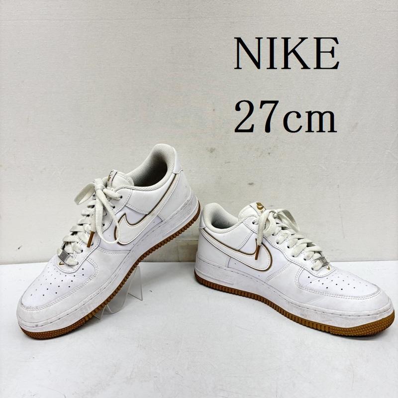 ナイキ NIKE スニーカー スニーカー AIR FORCE 1 エア フォース 1 LOW 07 レザー ロー スニーカー DV0788-104 27.0cm 白 / ホワイト / white メンズ USED 古着 中古 50161218