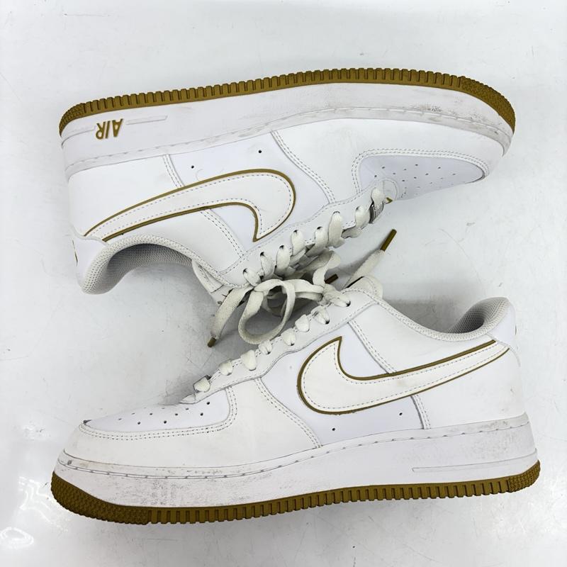 ナイキ NIKE スニーカー スニーカー AIR FORCE 1 エア フォース 1 LOW 07 レザー ロー スニーカー DV0788-104 27.0cm 白 / ホワイト / white メンズ USED 古着 中古 50161218