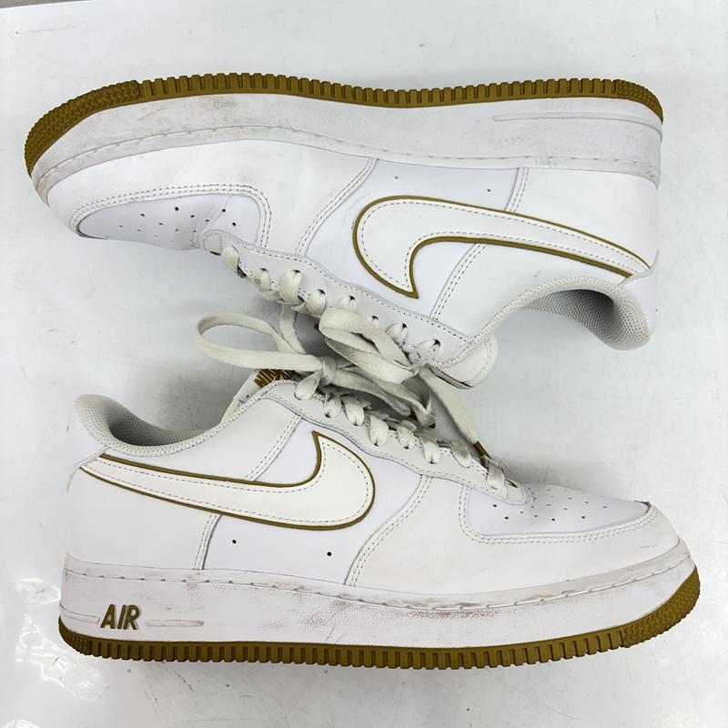 ナイキ NIKE スニーカー スニーカー AIR FORCE 1 エア フォース 1 LOW 07 レザー ロー スニーカー DV0788-104 27.0cm 白 / ホワイト / white メンズ USED 古着 中古 50161218