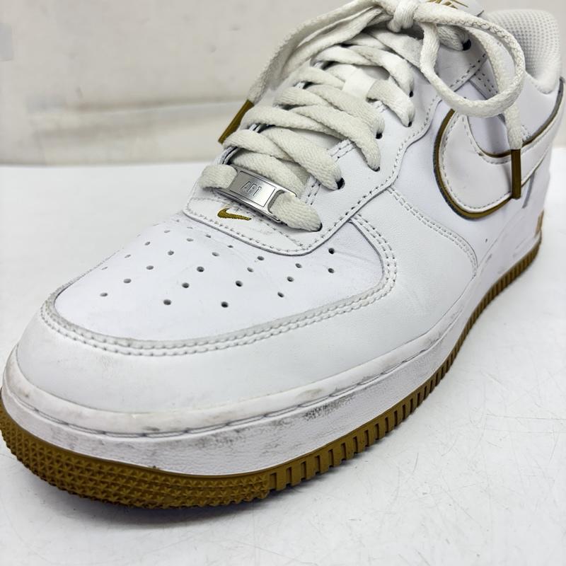 ナイキ NIKE スニーカー スニーカー AIR FORCE 1 エア フォース 1 LOW 07 レザー ロー スニーカー DV0788-104 27.0cm 白 / ホワイト / white メンズ USED 古着 中古 50161218