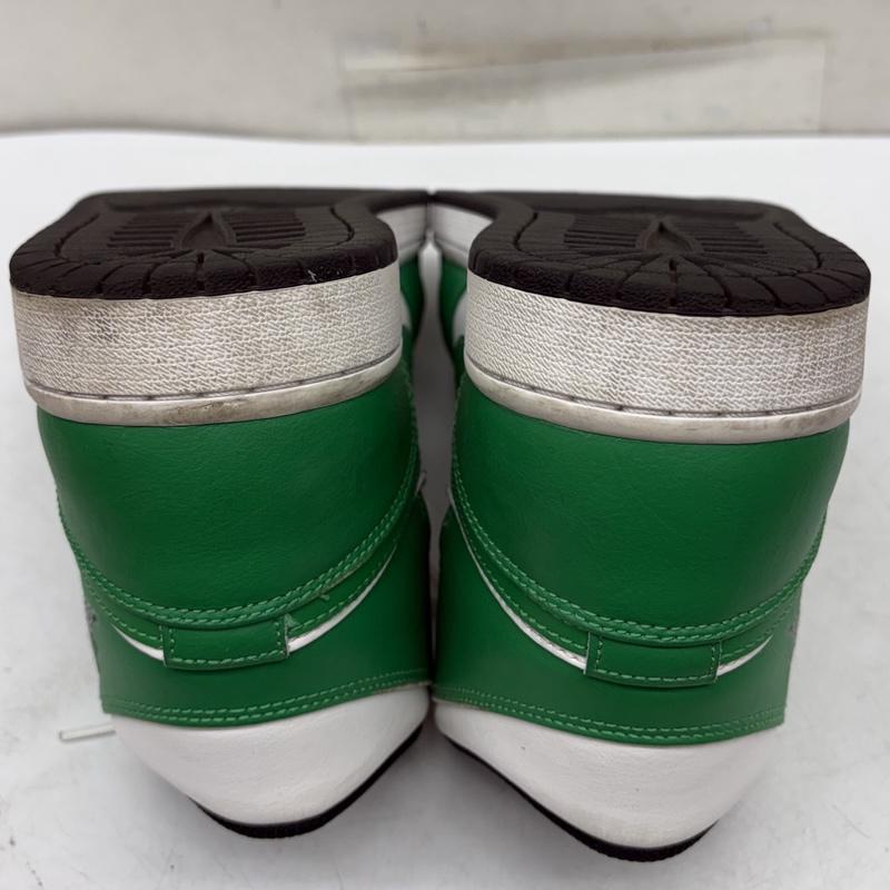 ナイキ NIKE スニーカー スニーカー 22年製 AIR JORDAN 1 MID エアジョーダン 1 ミッド カット DQ8426-301 28.0cm 白 / ホワイト / white X 緑 / グリーン / green メンズ USED 古着 中古 50161221