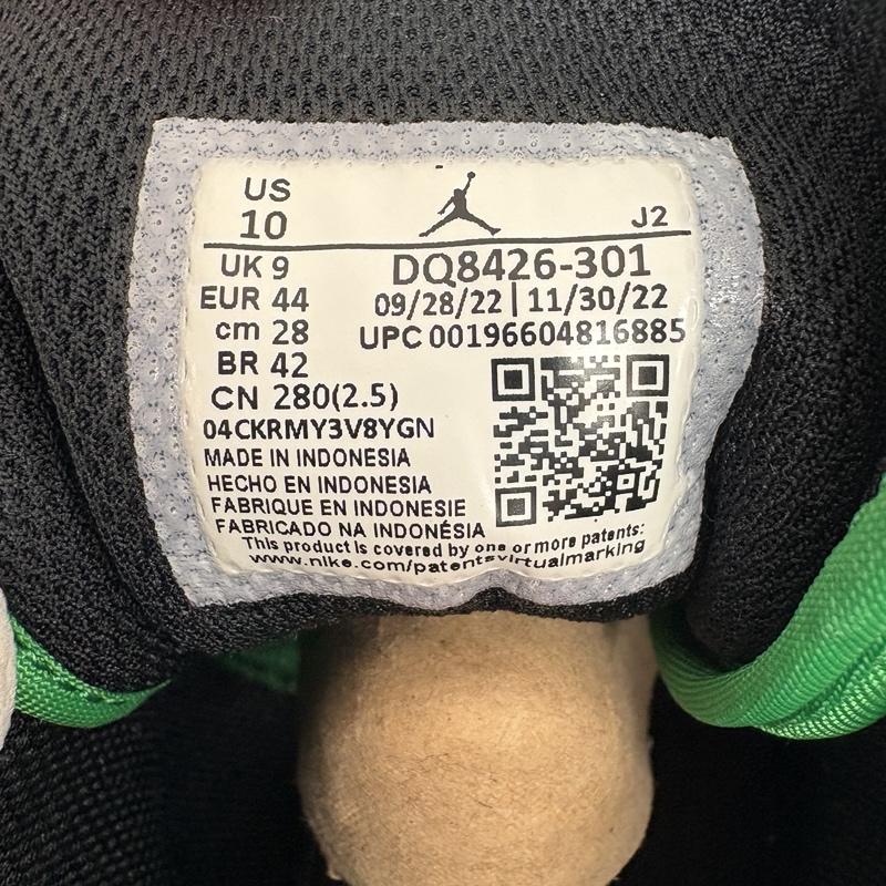 ナイキ NIKE スニーカー スニーカー 22年製 AIR JORDAN 1 MID エアジョーダン 1 ミッド カット DQ8426-301 28.0cm 白 / ホワイト / white X 緑 / グリーン / green メンズ USED 古着 中古 50161221