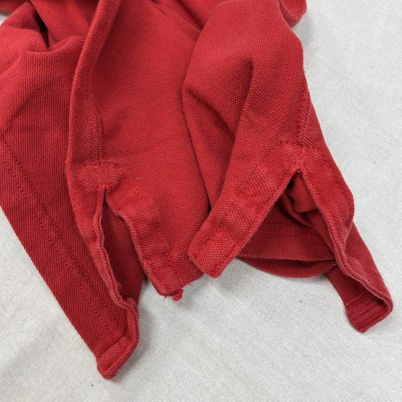 ポロラルフローレン POLO RALPH LAUREN ポロシャツ 半袖 Pロゴ オールドイングリッシュ フェルト ワッペン 刺繍 ポロシャツ XL メンズ USED 古着 中古 50161229