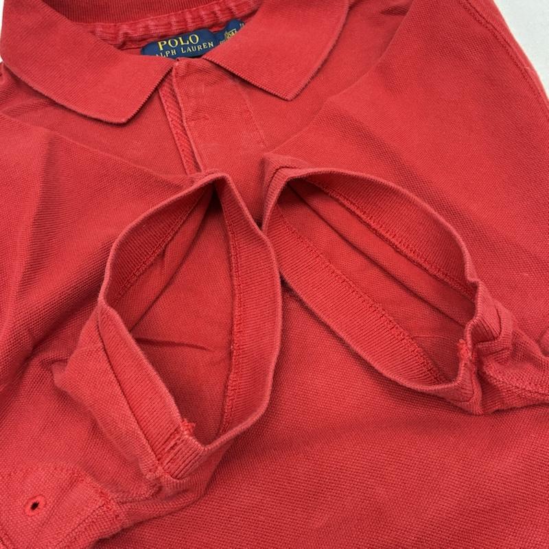 ポロラルフローレン POLO RALPH LAUREN ポロシャツ 半袖 Pロゴ オールドイングリッシュ フェルト ワッペン 刺繍 ポロシャツ XL メンズ USED 古着 中古 50161229