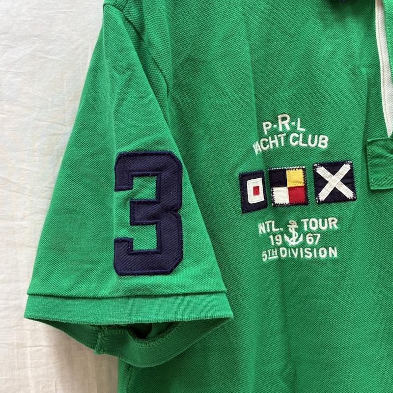 ポロラルフローレン POLO RALPH LAUREN ポロシャツ 半袖 ビッグポニー ロゴ ナンバリング 刺繍 ポロシャツ L メンズ USED 古着 中古 50161230