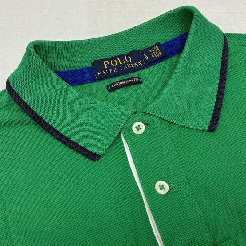 ポロラルフローレン POLO RALPH LAUREN ポロシャツ 半袖 ビッグポニー ロゴ ナンバリング 刺繍 ポロシャツ L メンズ USED 古着 中古 50161230