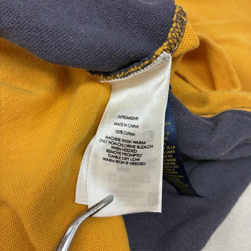 ラルフローレン RALPHLAUREN ポロシャツ 半袖 パネル 切替 エンブロイダリー ロゴ 刺繍 ナンバリング ゼッケン カットオフ ポロシャツ M メンズ USED 古着 中古 50161232