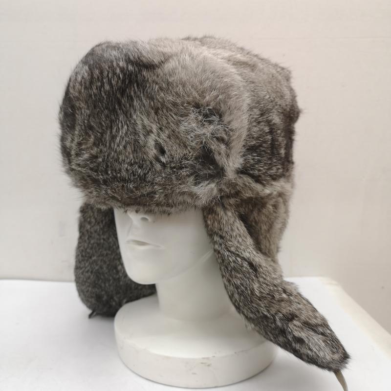ヴィンテージ VINTAGE 帽子 キャップ CROWN CAP クラウンキャップ フライトキャップ ファー 2XL - メンズ USED 古着 中古 50161237
