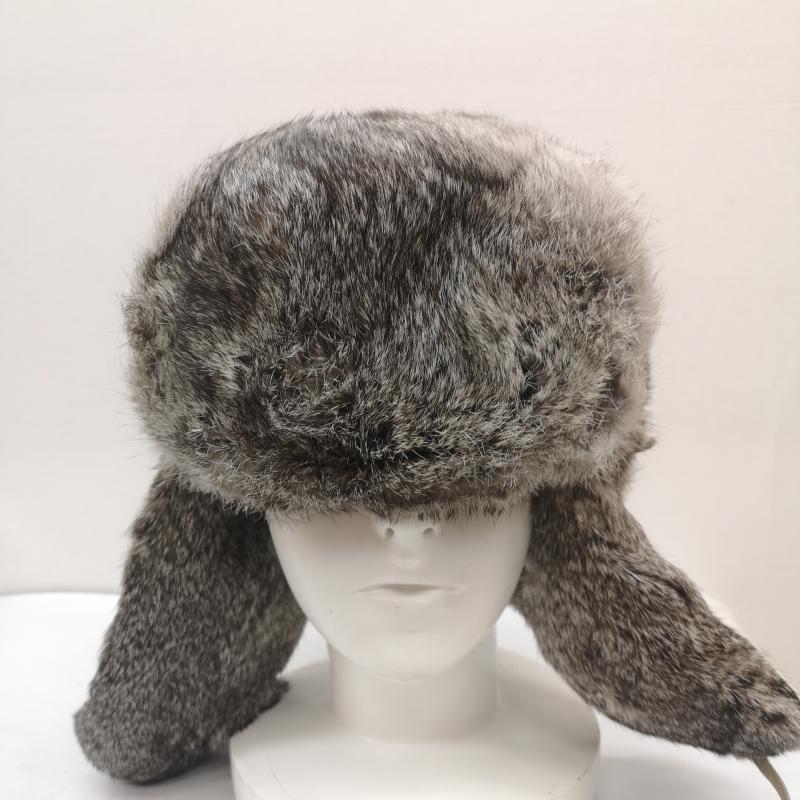 ヴィンテージ VINTAGE 帽子 キャップ CROWN CAP クラウンキャップ フライトキャップ ファー 2XL - メンズ USED 古着 中古 50161237