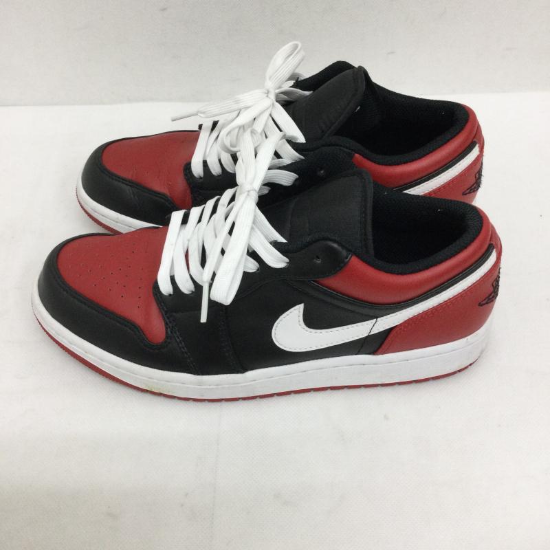 ナイキ NIKE スニーカー スニーカー NIKE ナイキ Air Jordan 1 Low Bred スニーカー 553558-066 エアジョーダン 25.5cm 赤 / レッド / red メンズ USED 古着 中古 50161243
