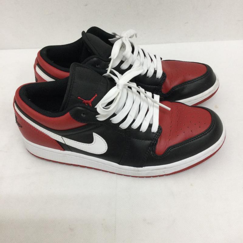 ナイキ NIKE スニーカー スニーカー NIKE ナイキ Air Jordan 1 Low Bred スニーカー 553558-066 エアジョーダン 25.5cm 赤 / レッド / red メンズ USED 古着 中古 50161243