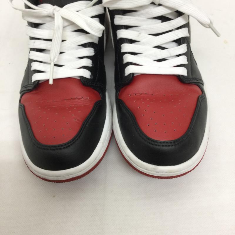 ナイキ NIKE スニーカー スニーカー NIKE ナイキ Air Jordan 1 Low Bred スニーカー 553558-066 エアジョーダン 25.5cm 赤 / レッド / red メンズ USED 古着 中古 50161243