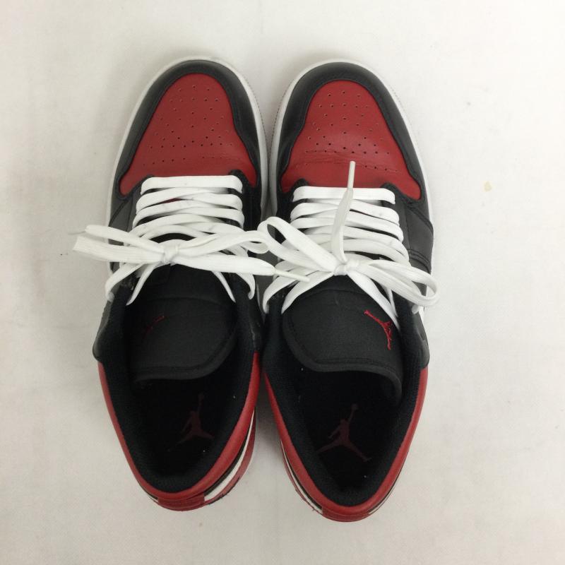 ナイキ NIKE スニーカー スニーカー NIKE ナイキ Air Jordan 1 Low Bred スニーカー 553558-066 エアジョーダン 25.5cm 赤 / レッド / red メンズ USED 古着 中古 50161243