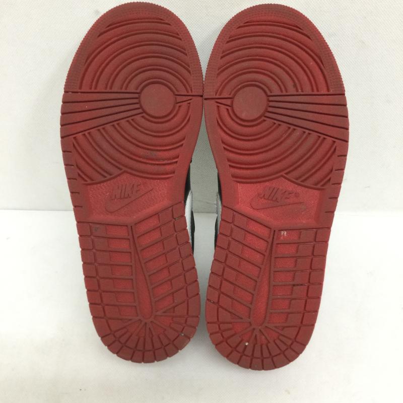 ナイキ NIKE スニーカー スニーカー NIKE ナイキ Air Jordan 1 Low Bred スニーカー 553558-066 エアジョーダン 25.5cm 赤 / レッド / red メンズ USED 古着 中古 50161243