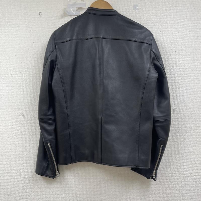 リドム LIDnM ジャケット、上着 レザージャケット 日本製 羊革 ラムレザー シングル ライダース ジャケット S 黒 / ブラック / black メンズ USED 古着 中古 50161251