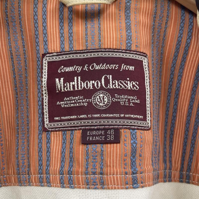 マルボロクラシックス MCS MARLBORO CLASSICS ジャケット、上着 ジャンパー、ブルゾン ダック地 ジップアップ ブルゾン ヴィンテージ ワークジャケット ベージュ / ベージュ / beige メンズ USED 古着 中古 50161254